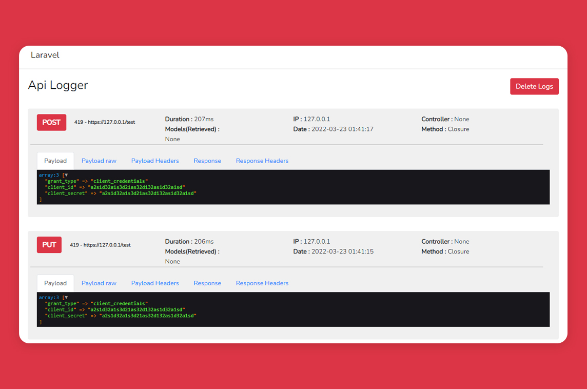 API Logger