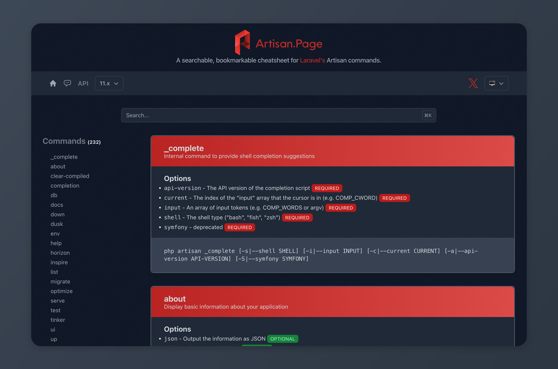 artisan.page