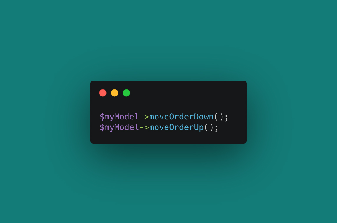 Eloquent Sortable