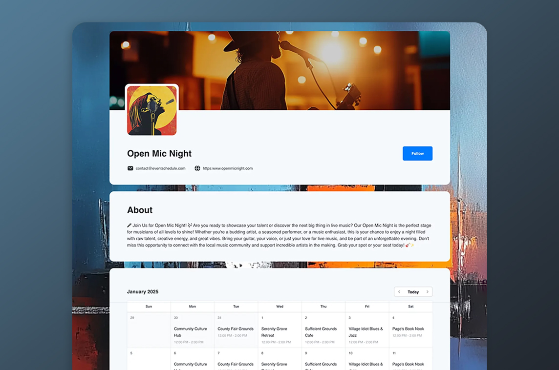 EventSchedule