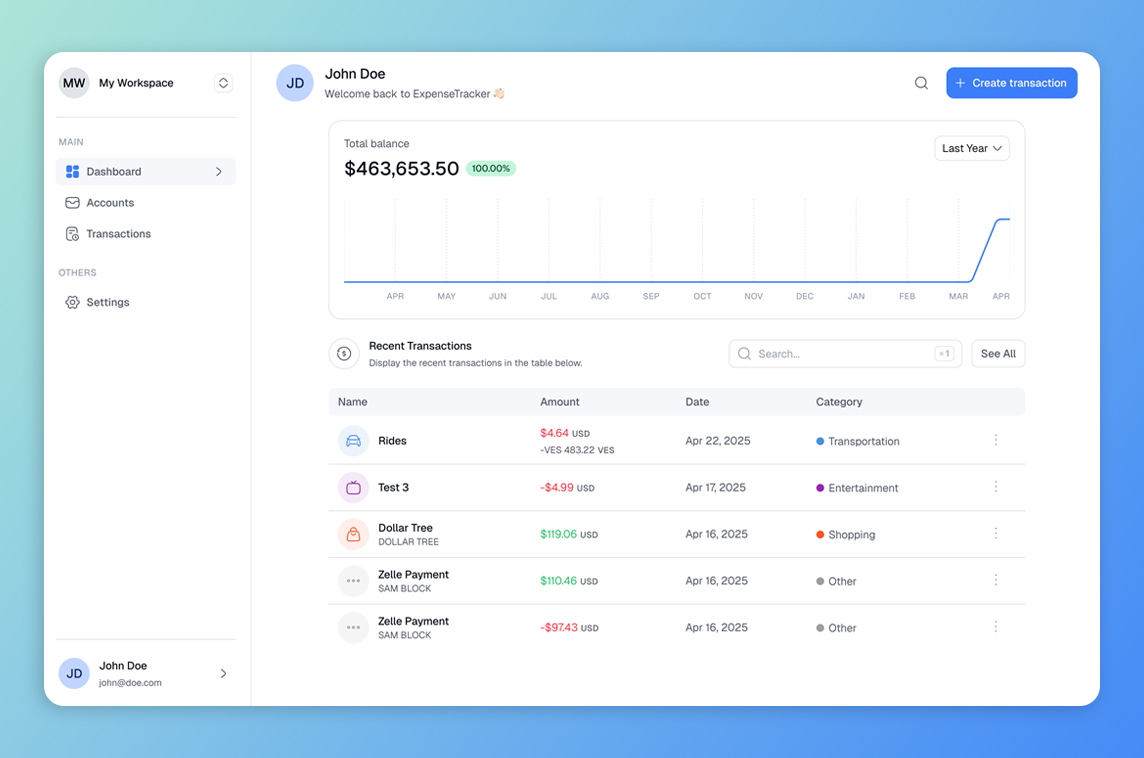ExpenseTrackr