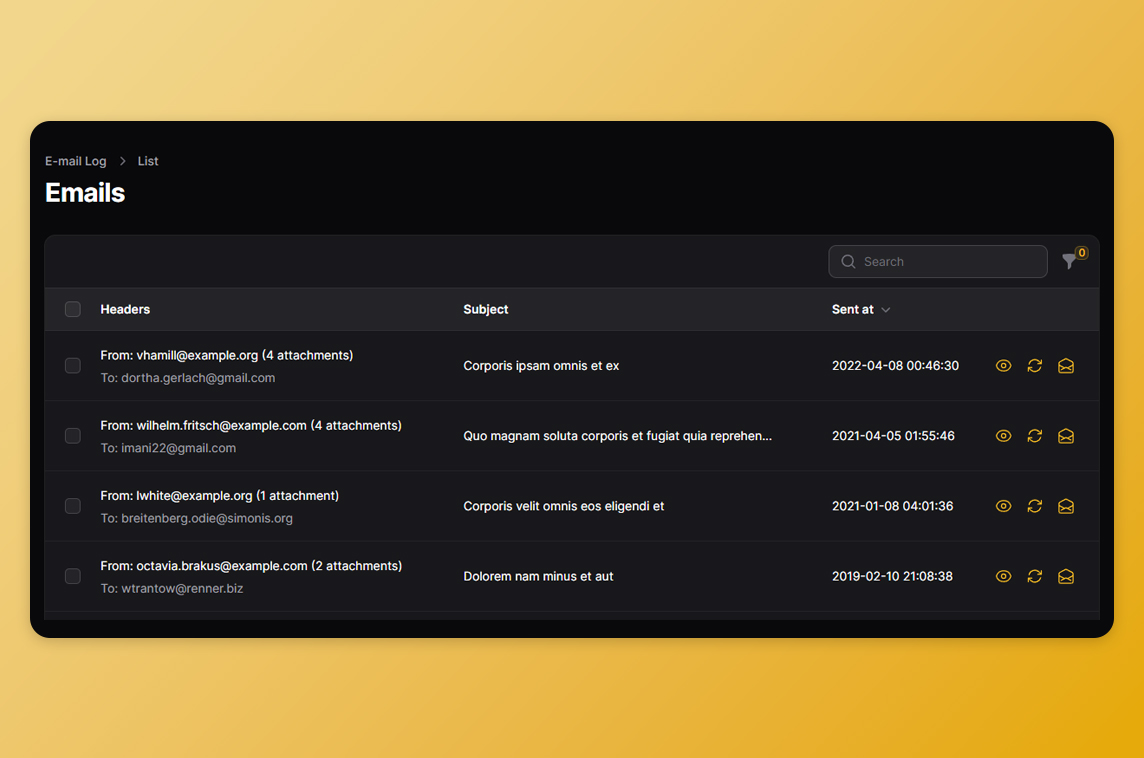 Filament Email