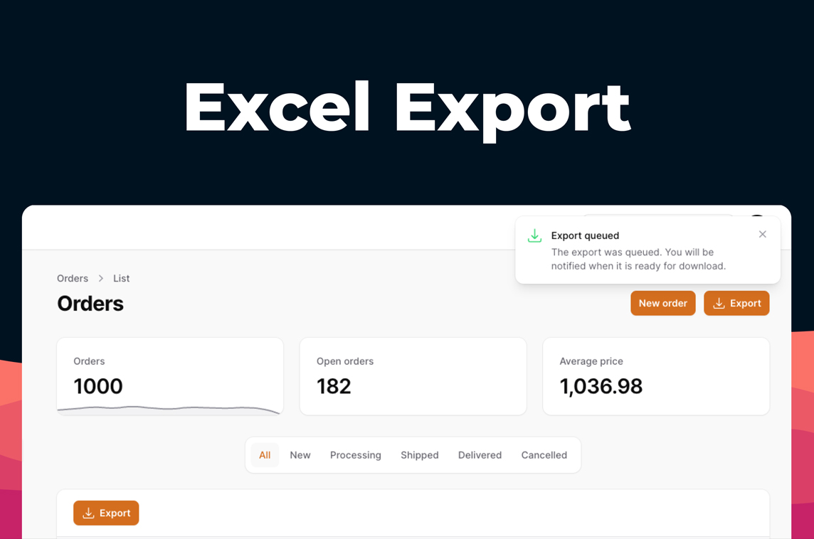 Filament Excel