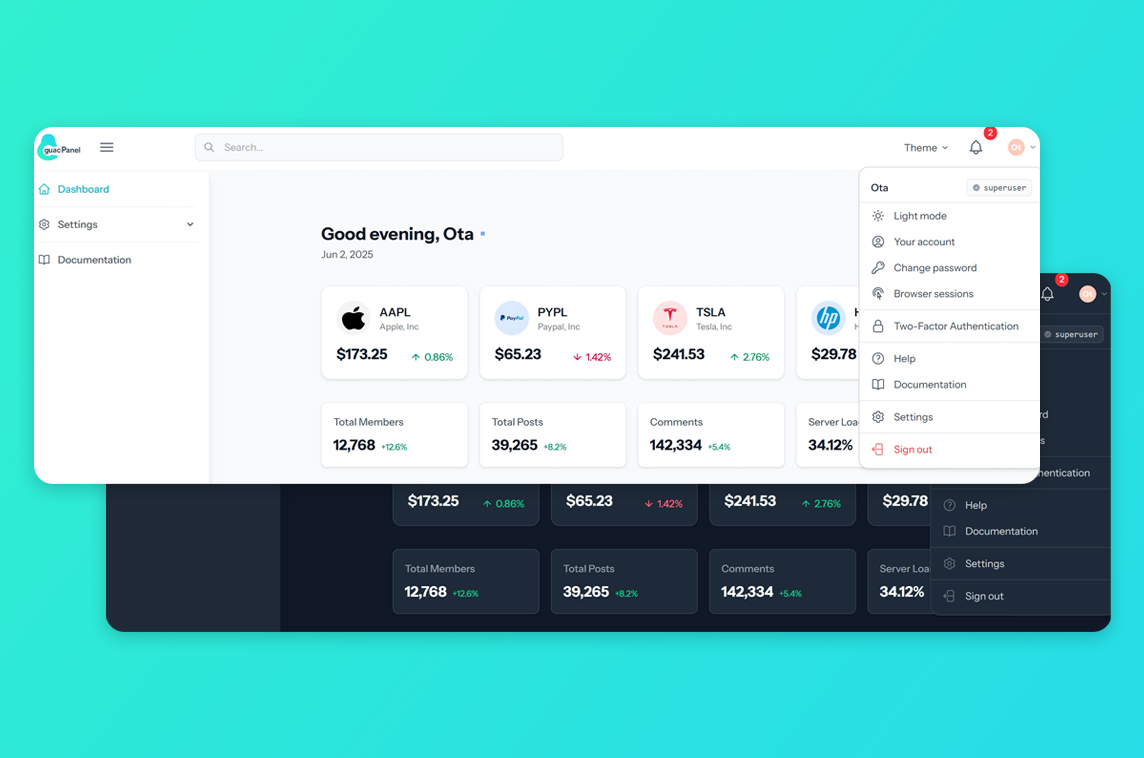 Guacpanel