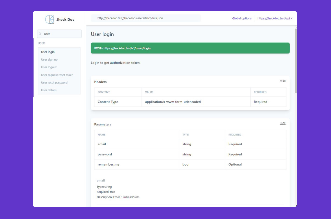 Jheckdoc Laravel
