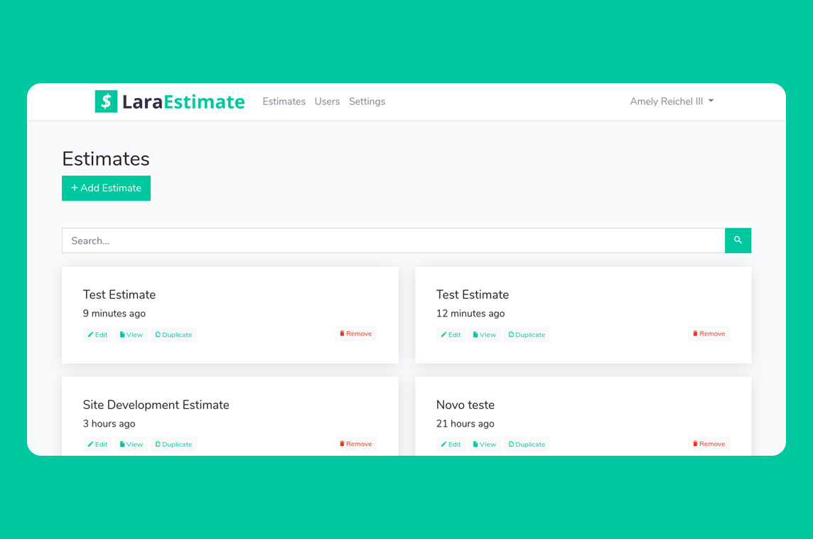 LaraEstimate