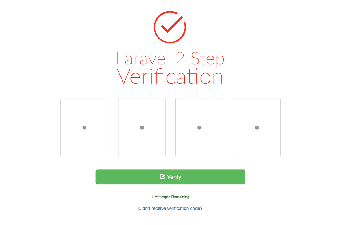 Laravel 2 Step Verification