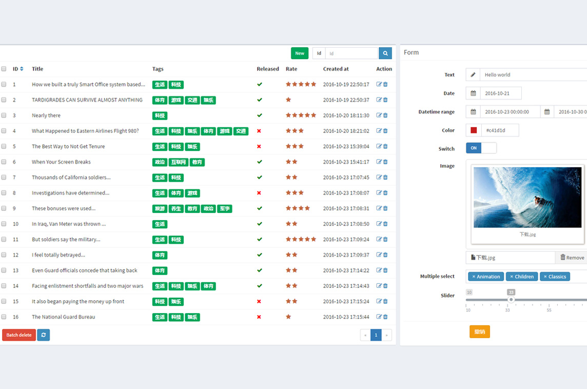 Laravel Admin
