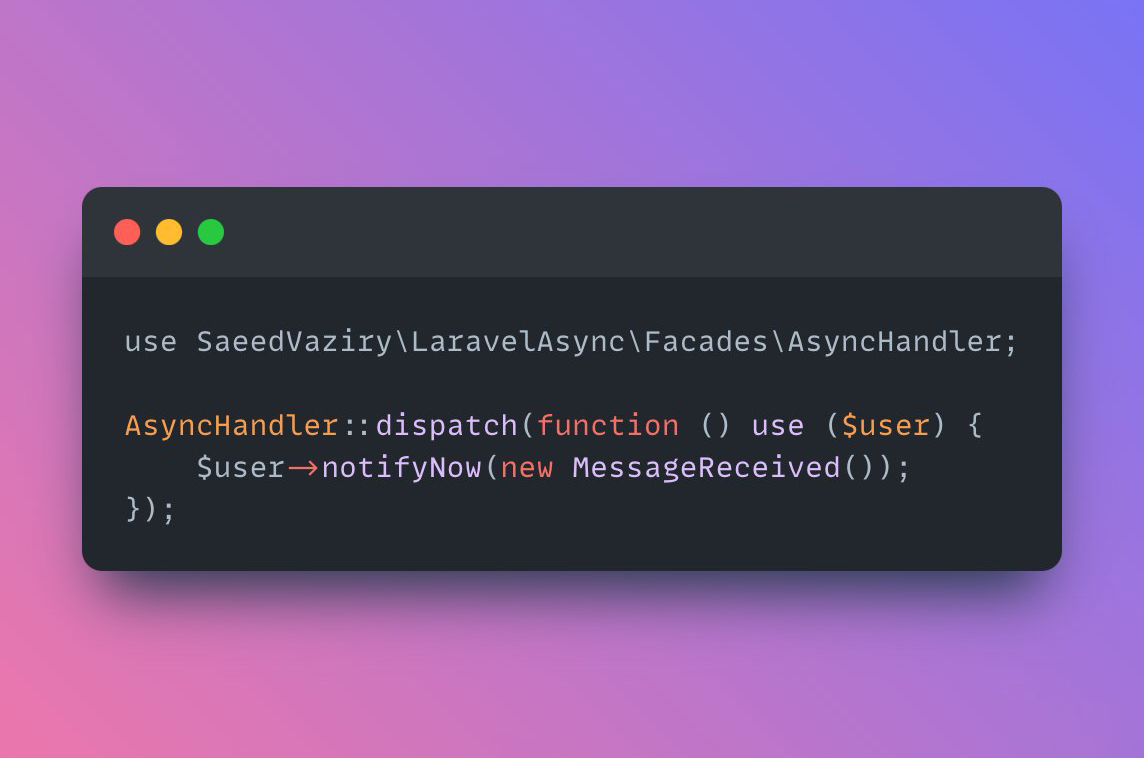 Laravel Async