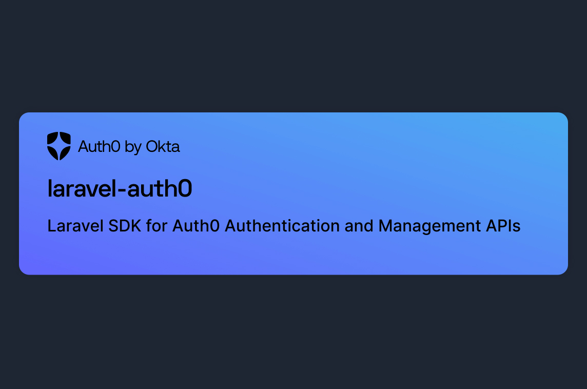 Laravel Auth0