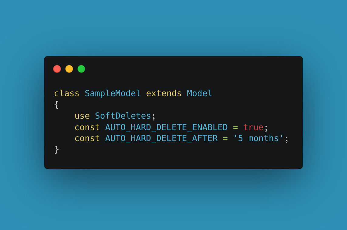 Laravel Auto Hard Deleter