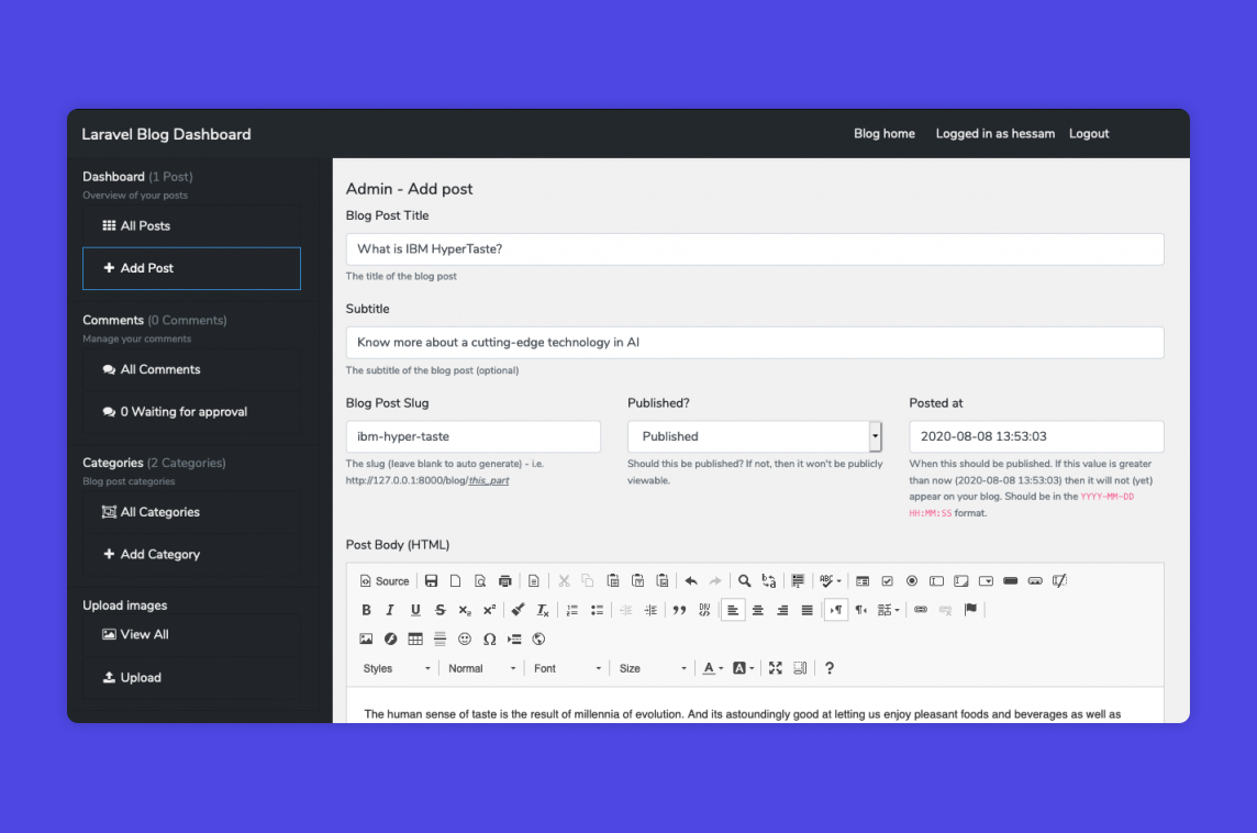 Laravel Blog