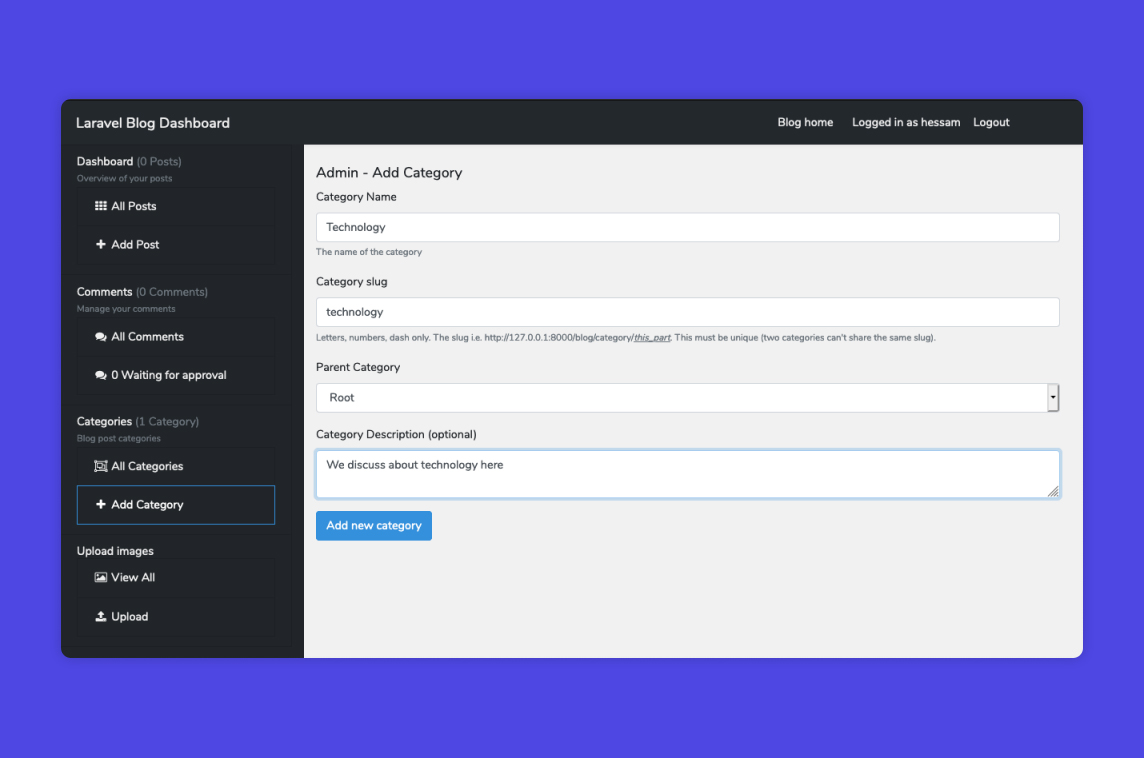 Laravel Blog