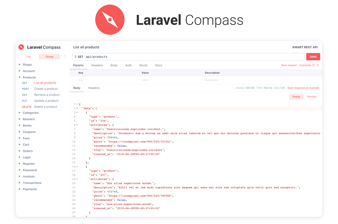 Laravel Compass