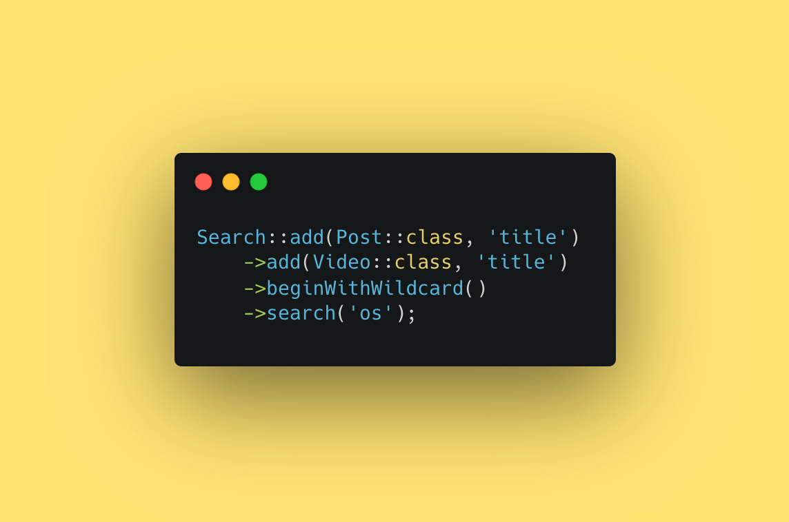 Laravel Cross Eloquent Search
