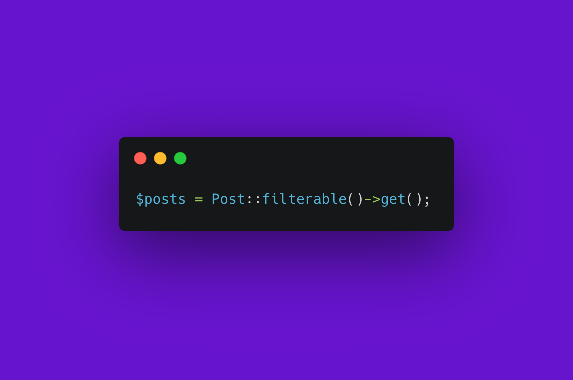 Laravel Filterable