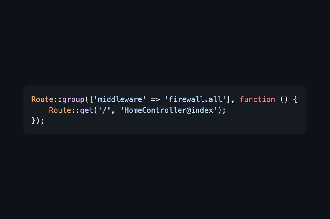 Laravel Firewall