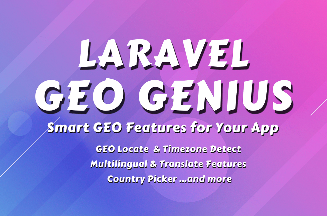 Laravel GeoGenius