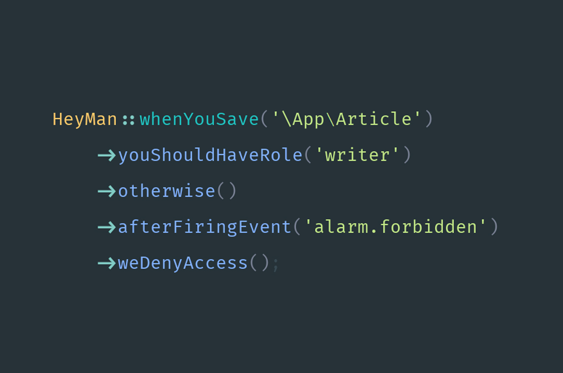 Laravel HeyMan