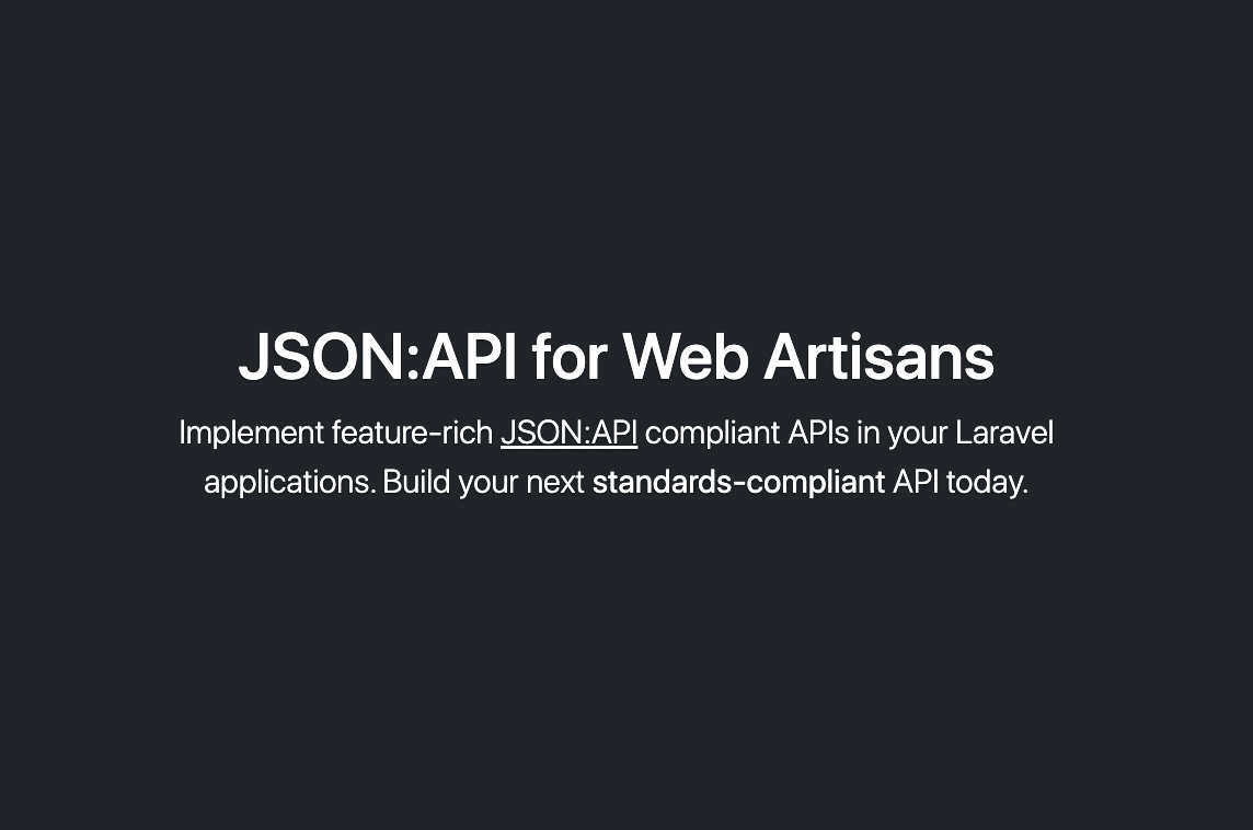 Laravel JSON API