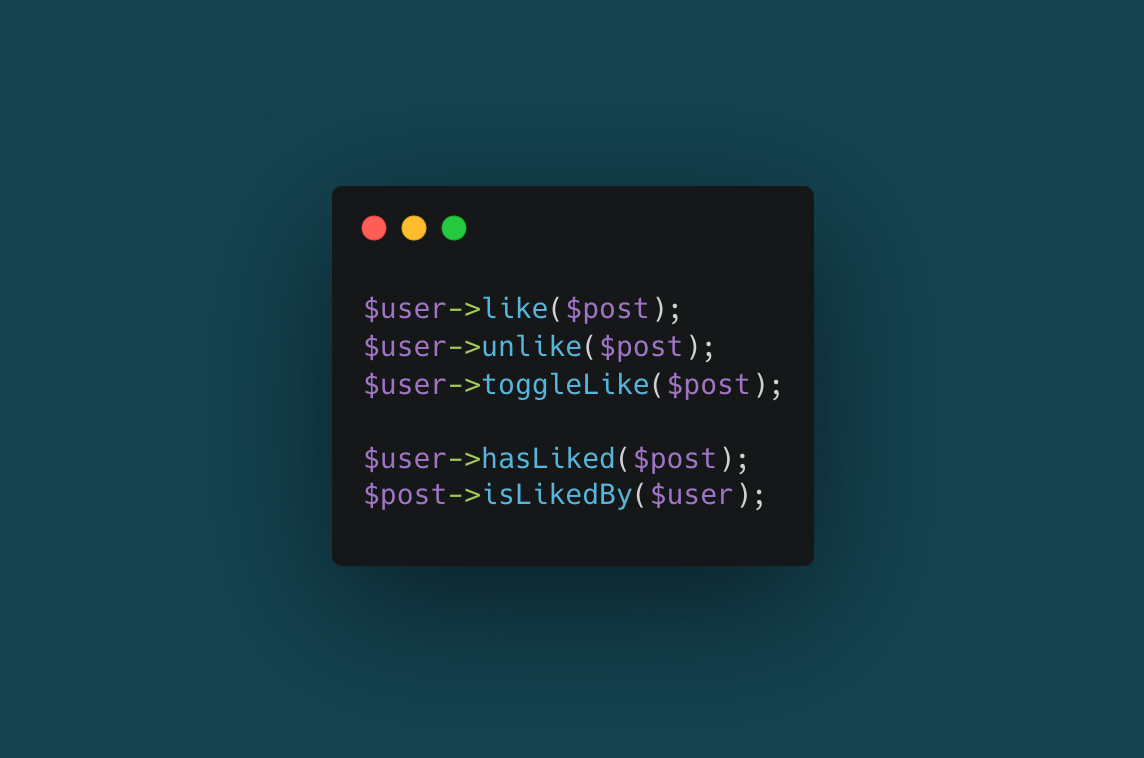 Laravel Like