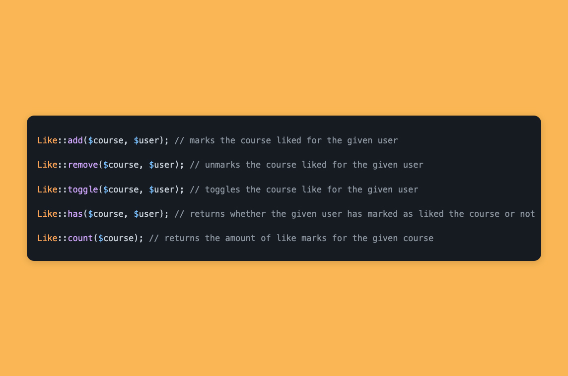 Laravel Markable