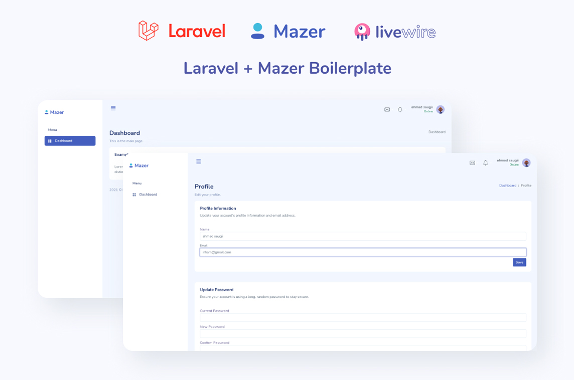 Laravel Mazer