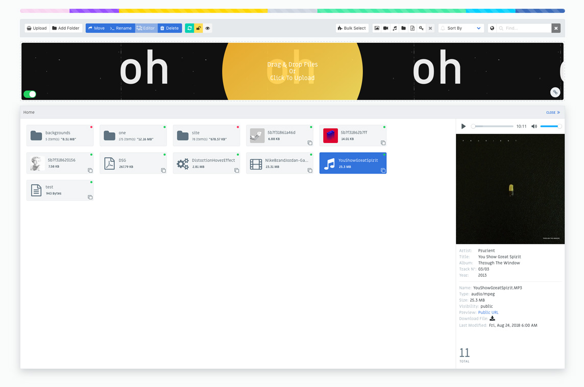 Laravel Media Manager