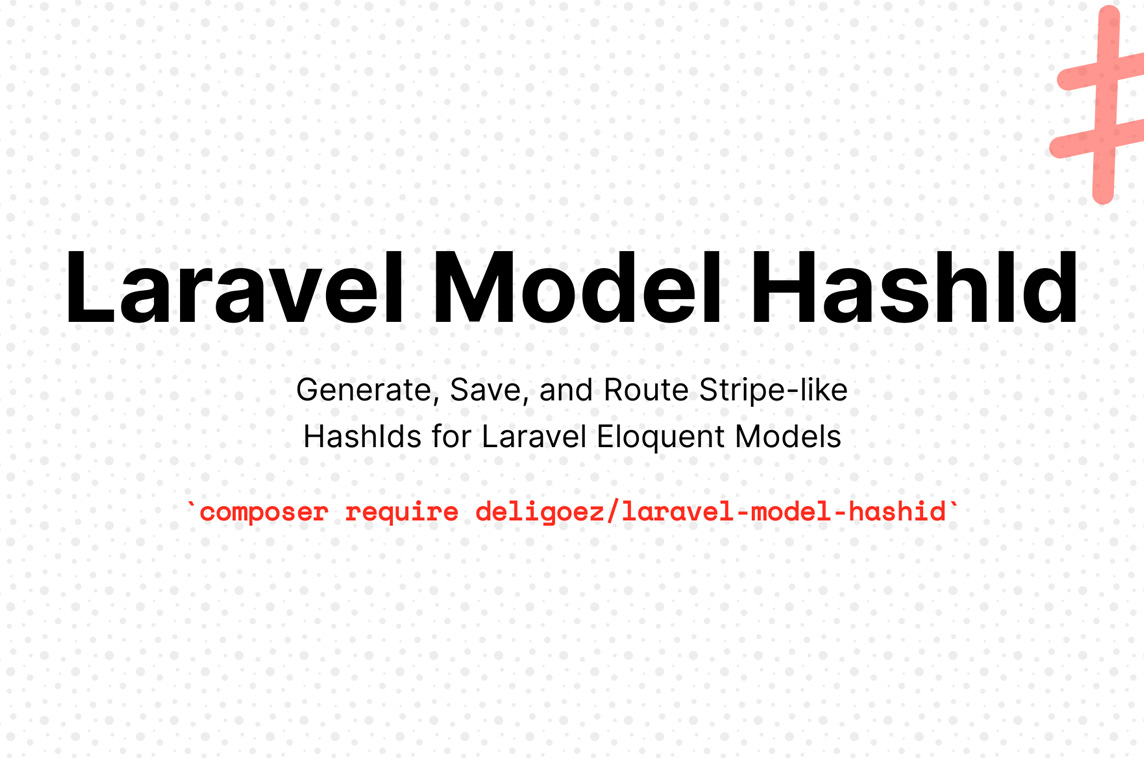 Laravel Model HashId