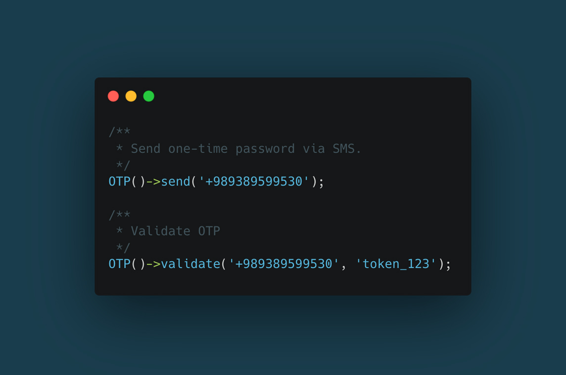 Laravel OTP