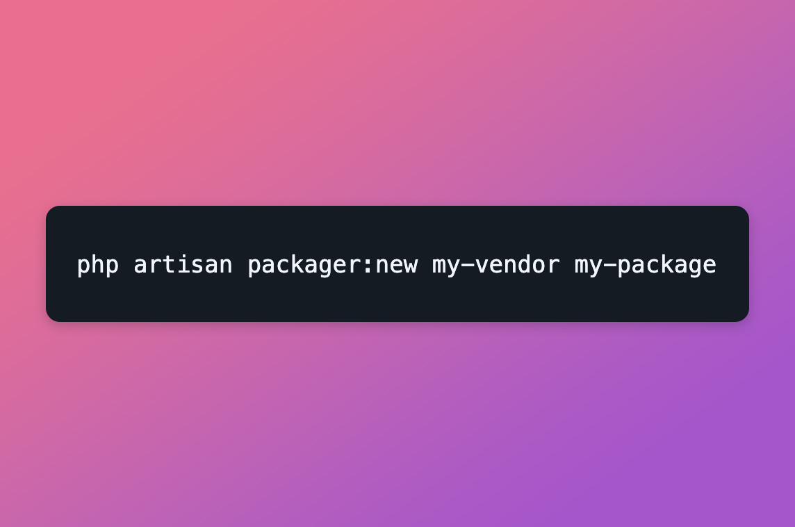 Laravel Packager