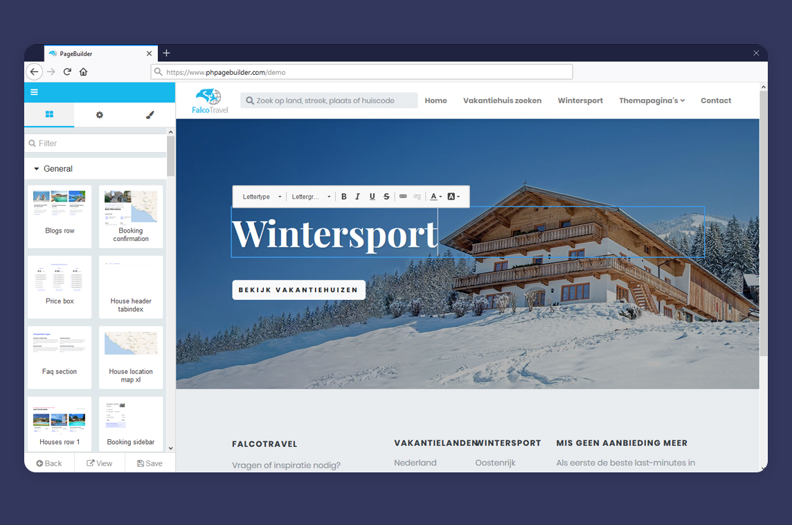 Laravel Pagebuilder