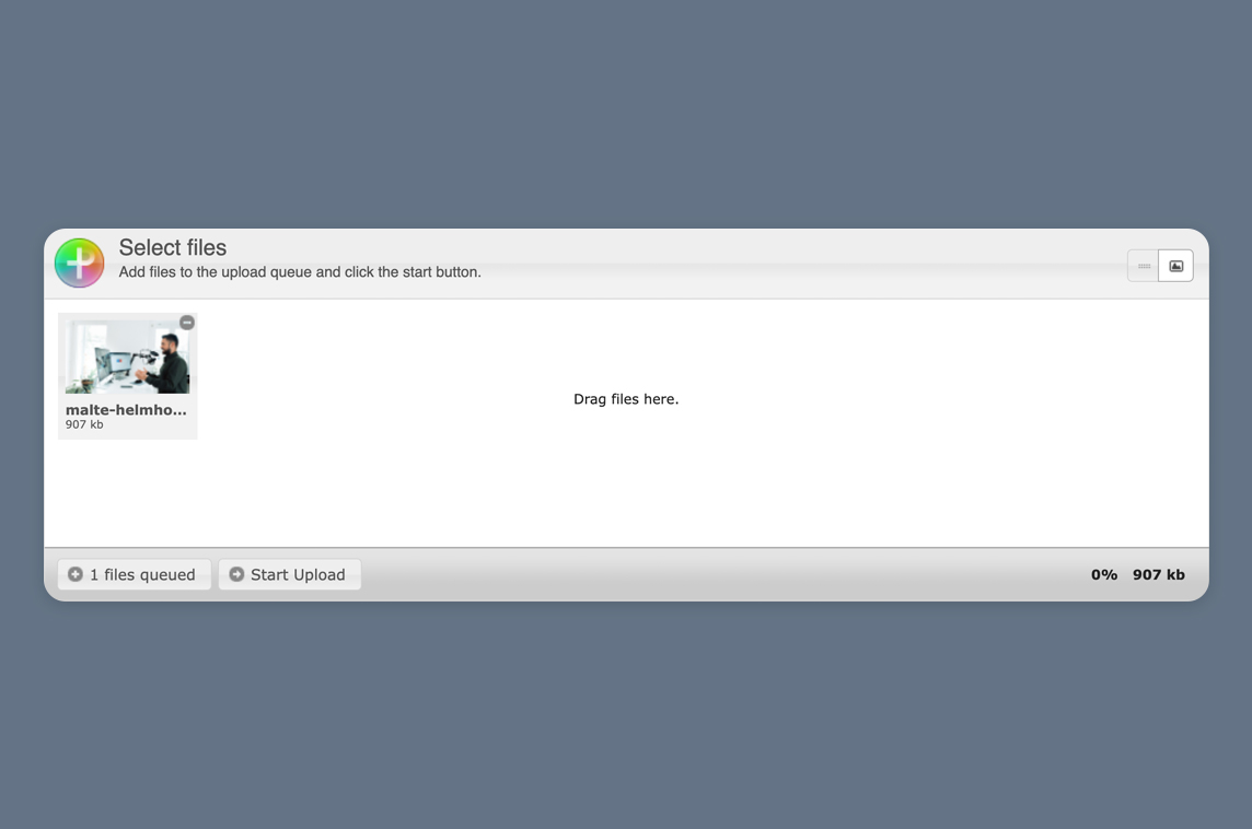 Laravel Plupload