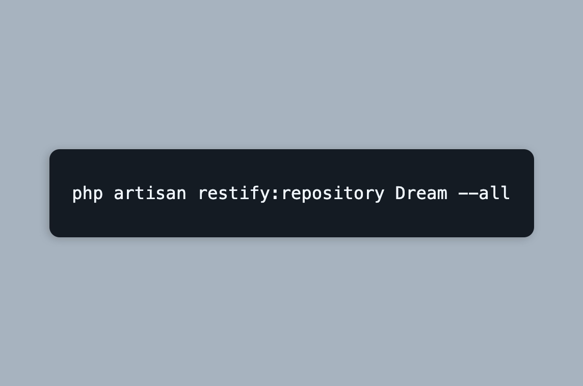 Laravel Restify