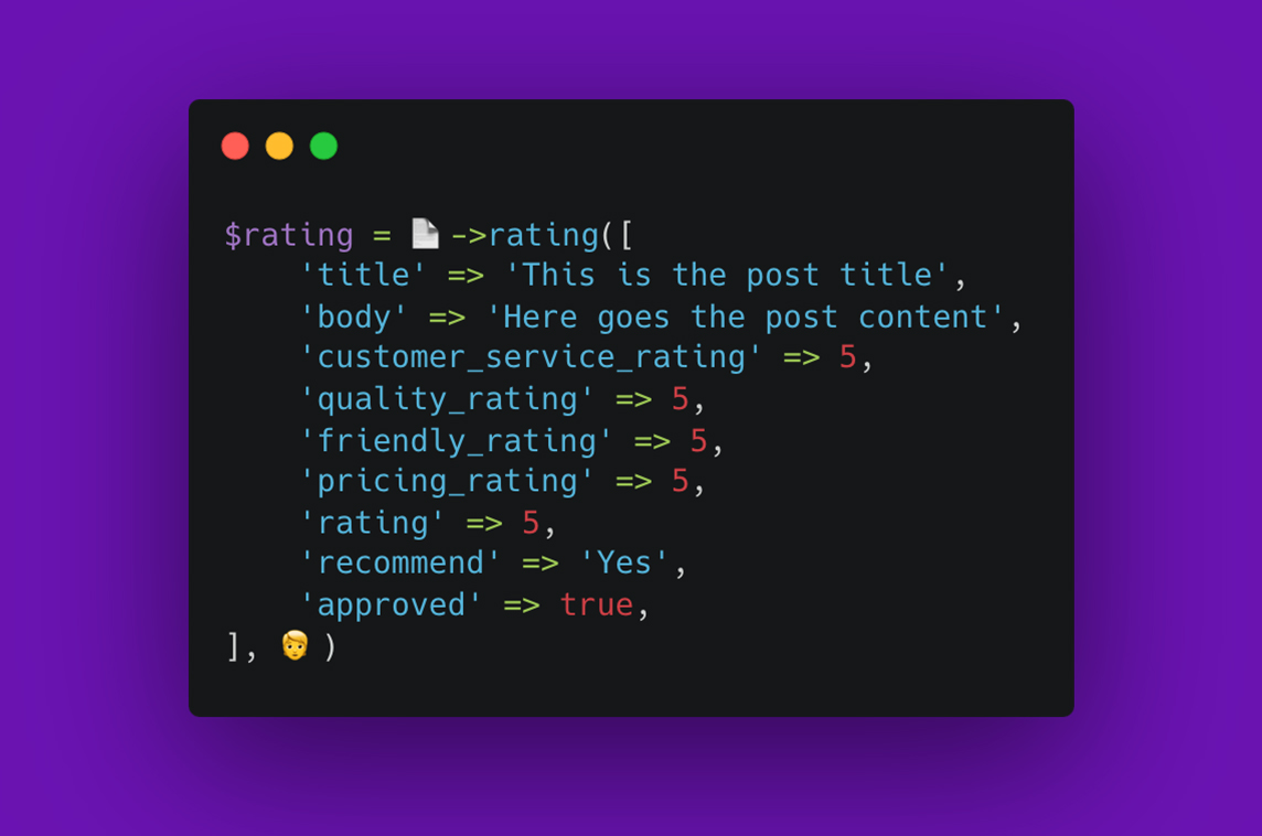Laravel Review Rateable