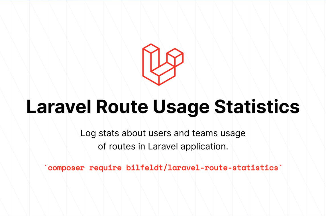 Laravel Route Usage Statistics