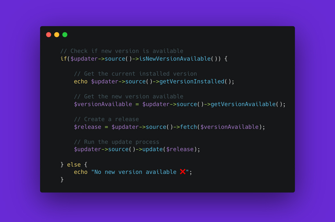 Laravel Selfupdater