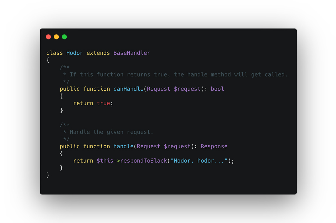 Laravel Slack Slash Command