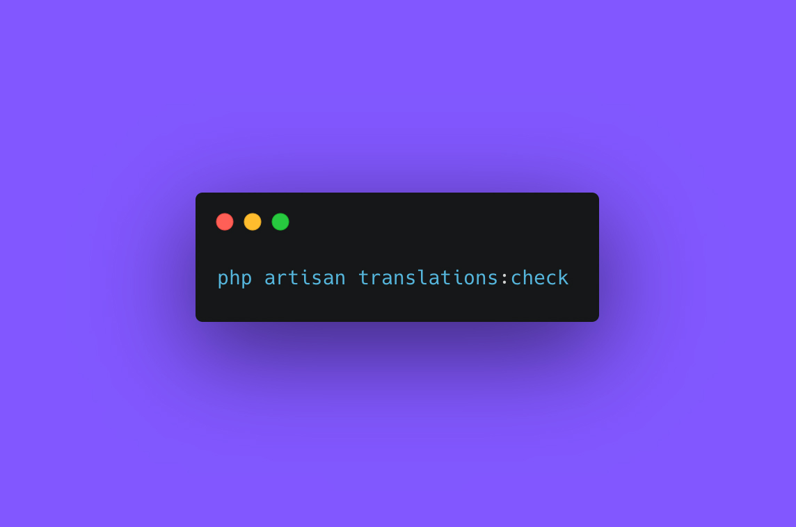Laravel Translation Checker