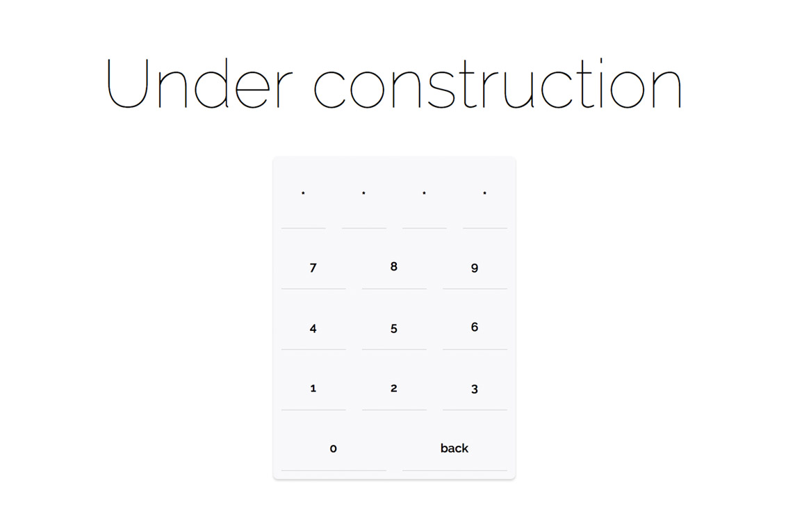 Laravel Under Construction
