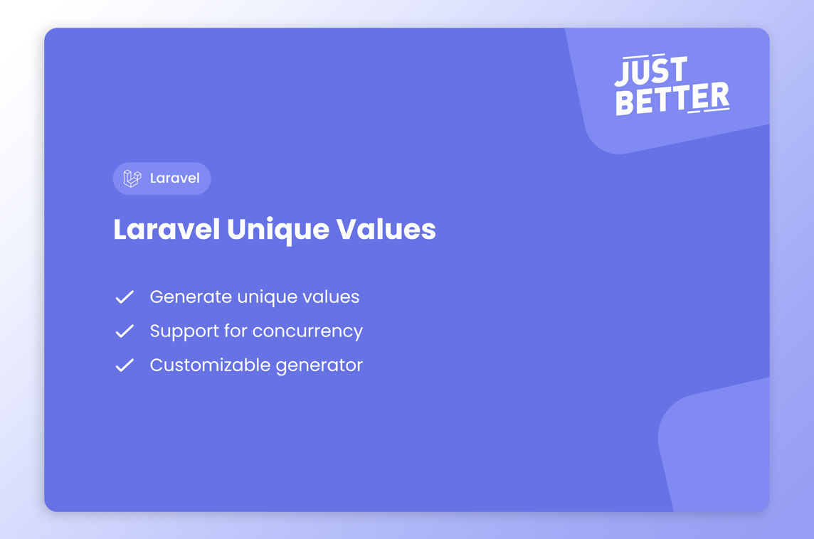Laravel Unique Values