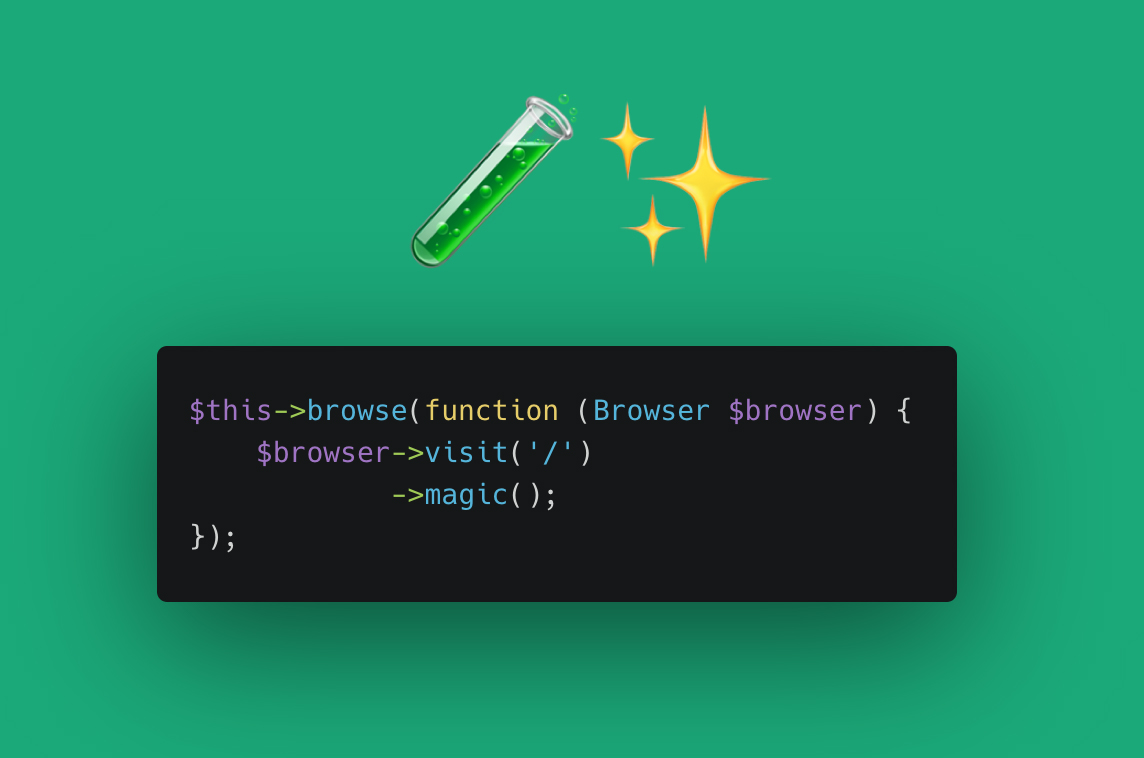 Magic Test for Laravel