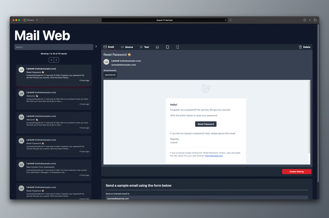 Mail Web