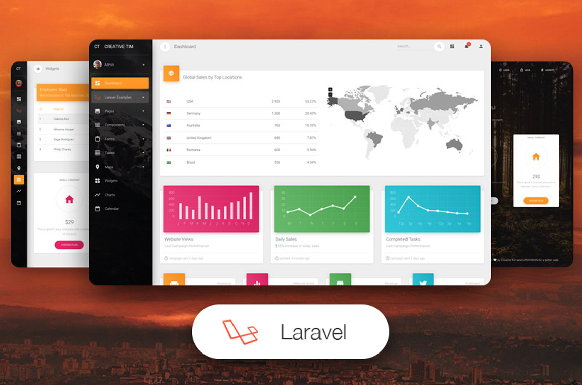 Material Dashboard Pro Laravel