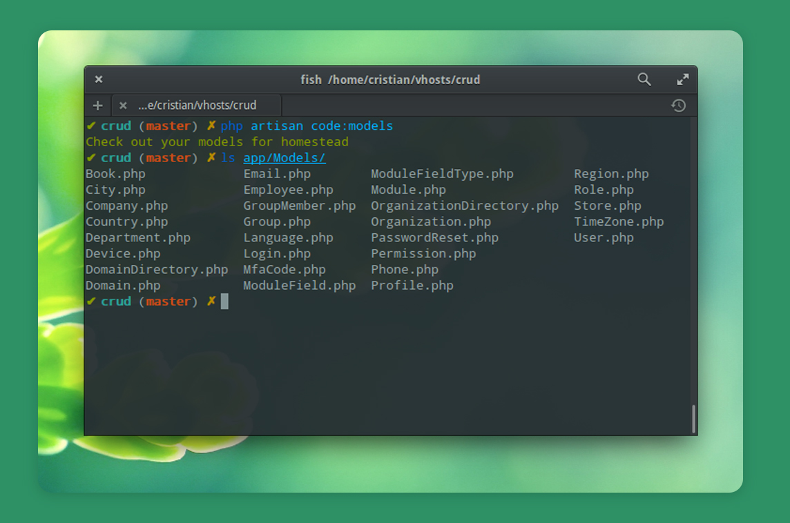 Reliese Laravel Model Generator