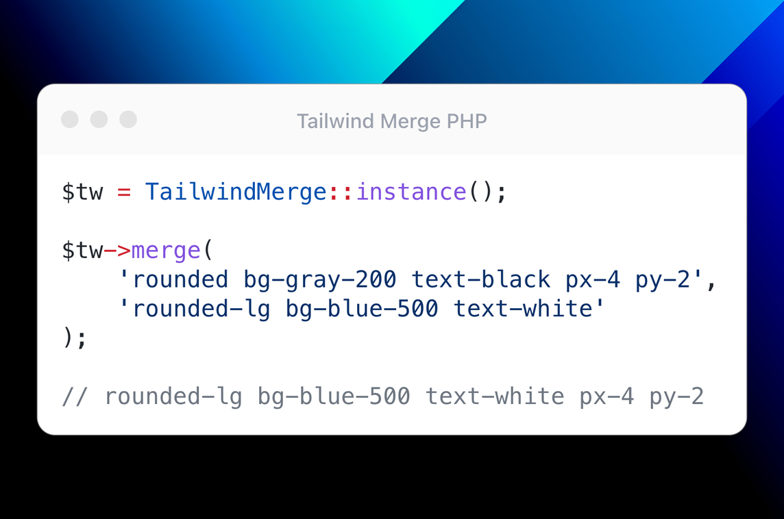 Tailwind Merge PHP