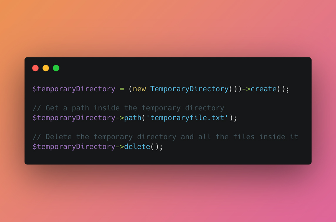 Temporary Directory
