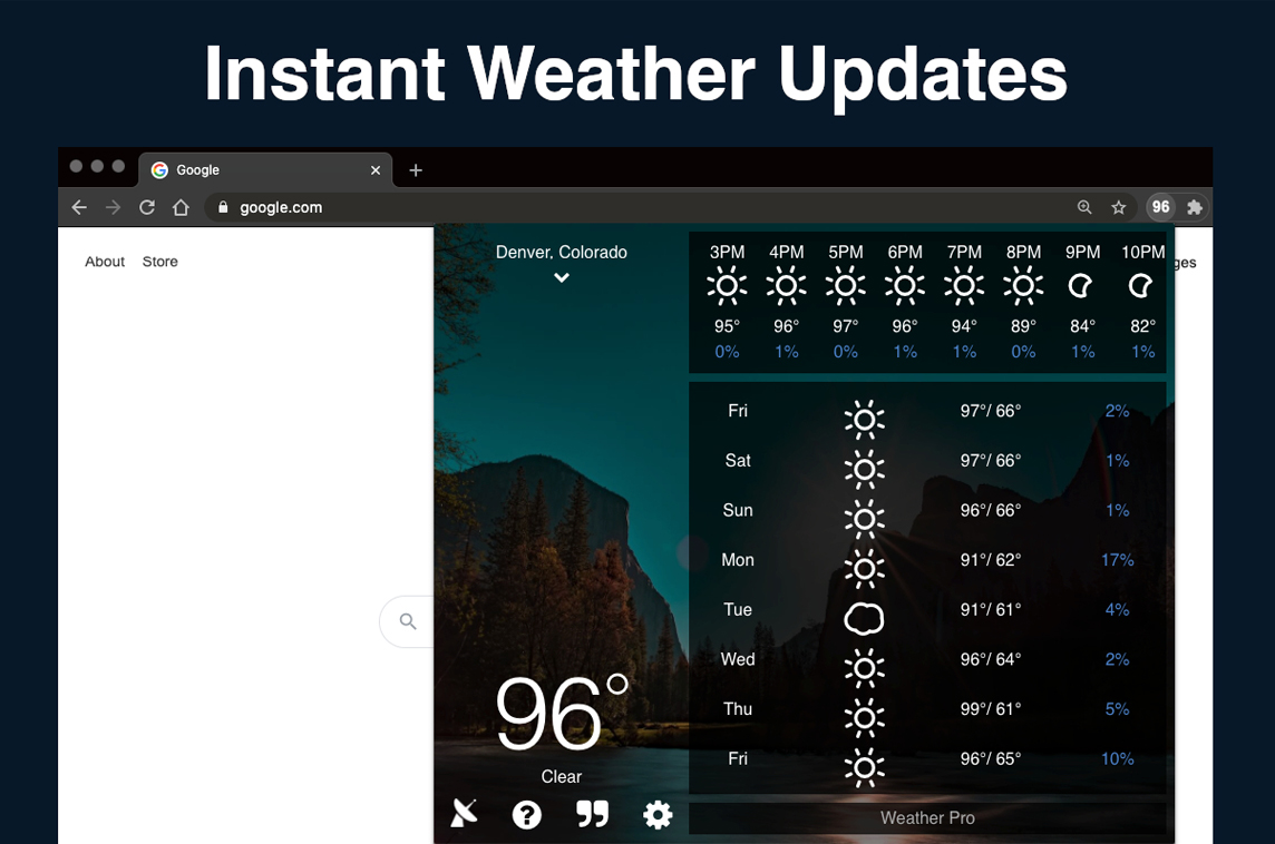 Weather Extension