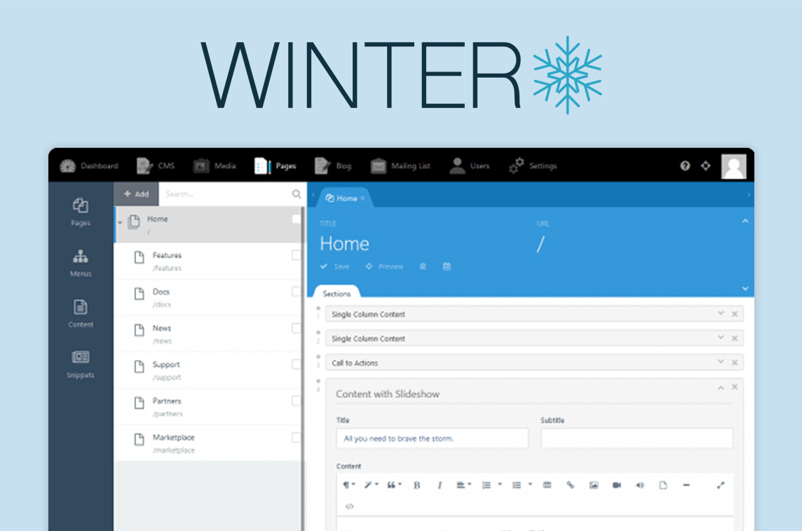 Winter CMS