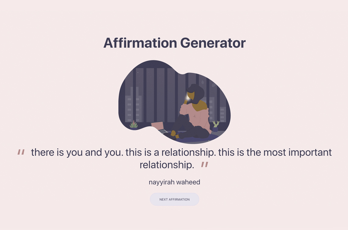 Affirmation Generator